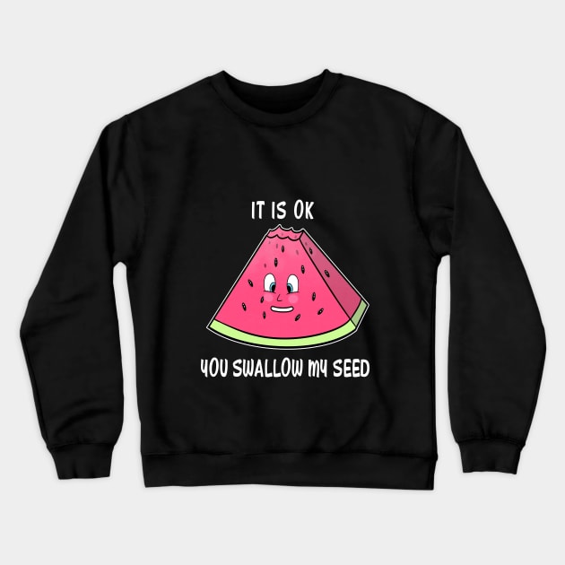 Swallow my seed Crewneck Sweatshirt by peekxel